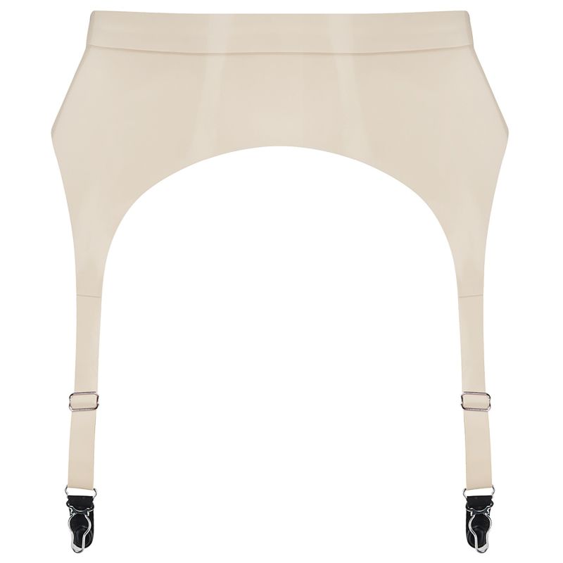 Latex Suspender - White image