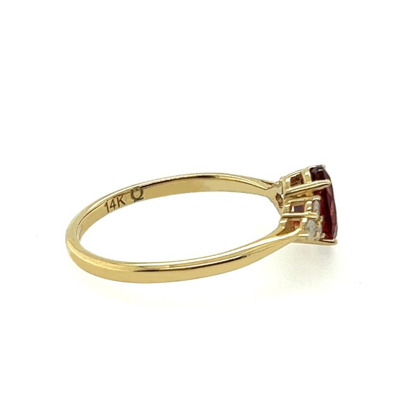 Artemis Gold & Garnet Ring image