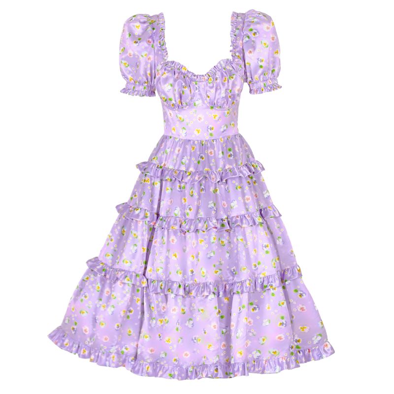 Falling Pansy Lola Dress image