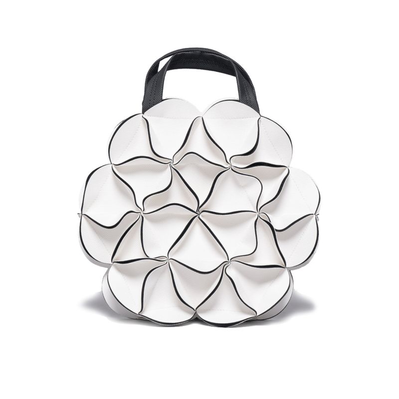 Blossom Shoulder Bag - Circle - White image