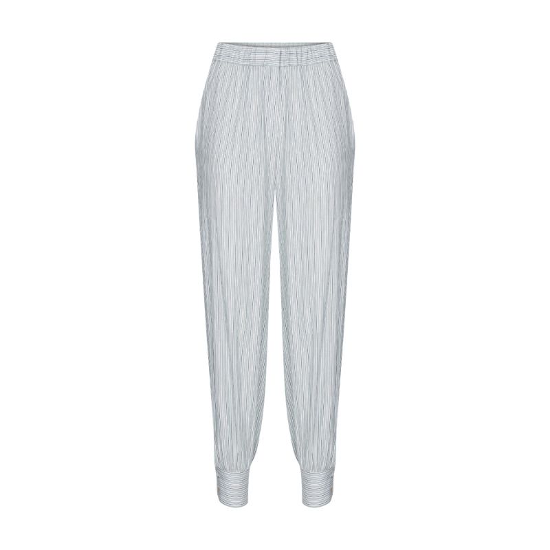 Maith Buttoned Cuffs Cotton Trousers image