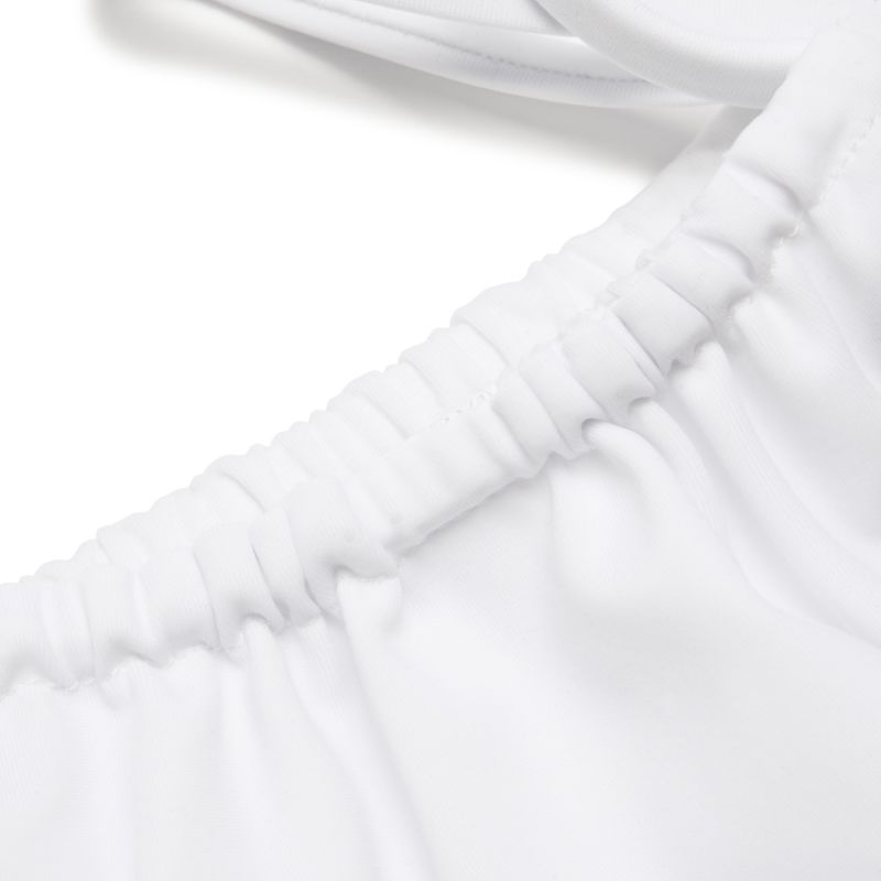 Athena Cheeky Tie String Bikini Bottoms In White image