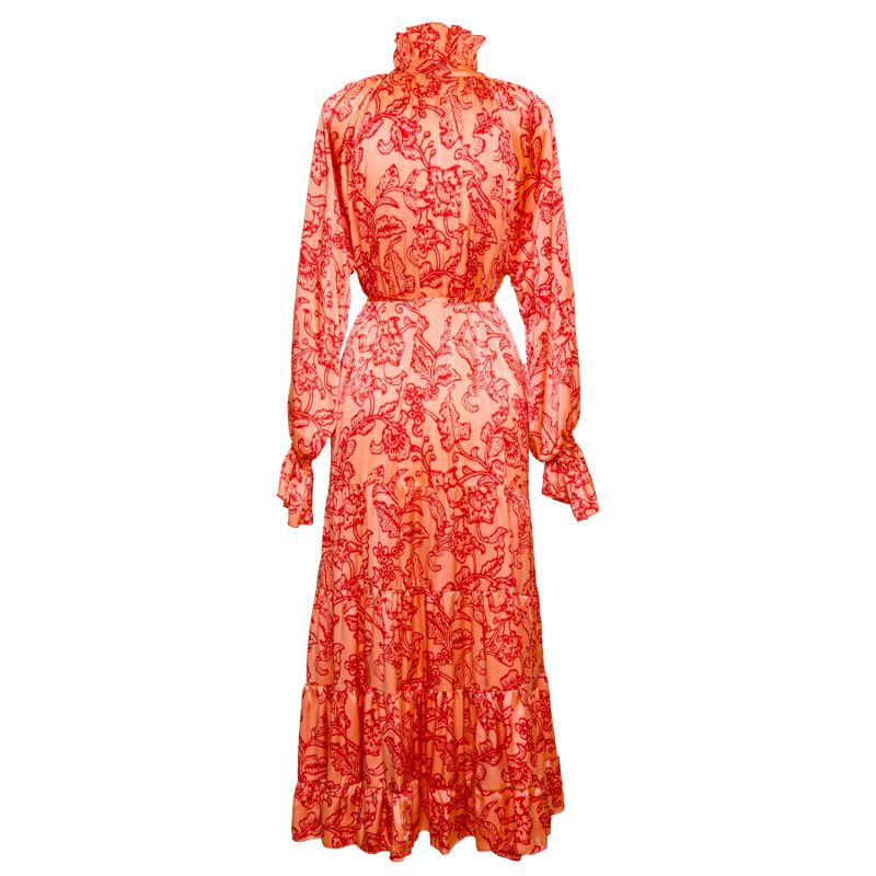 Athena Poet Dress - Silk - Batik Pink image