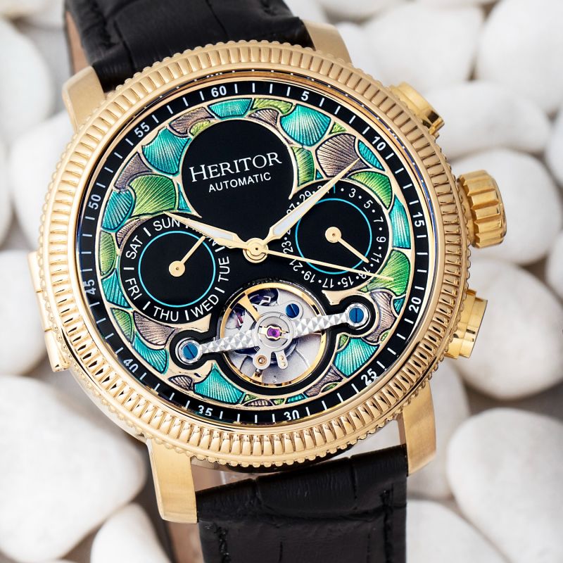 Heritor aura automatic watch hot sale
