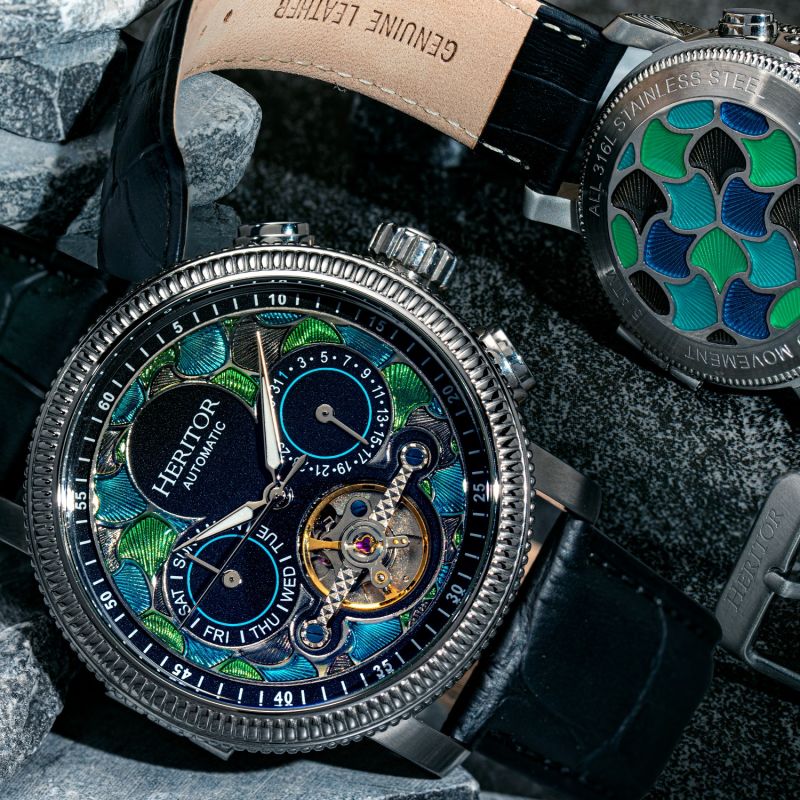 Heritor mens watch best sale