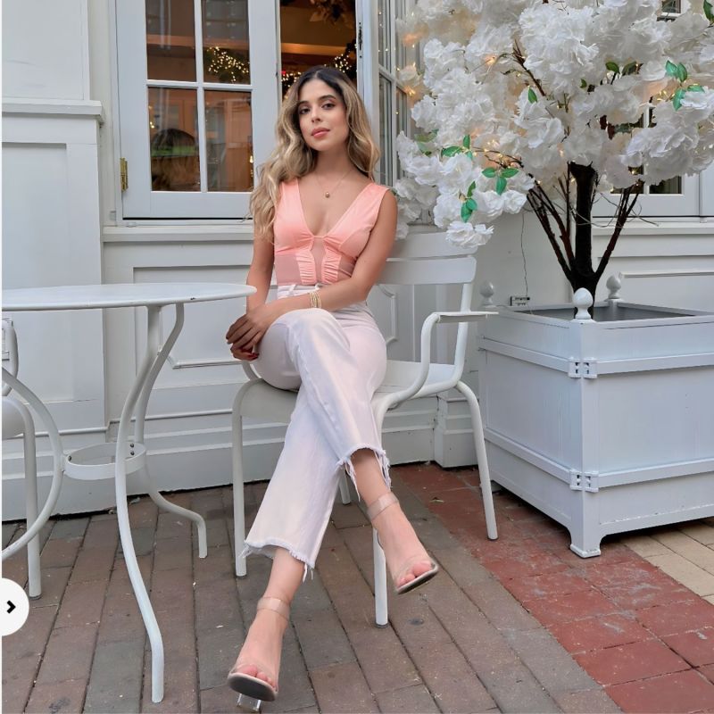 Aura Soft Peach Bodysuit by Zelf Intimates