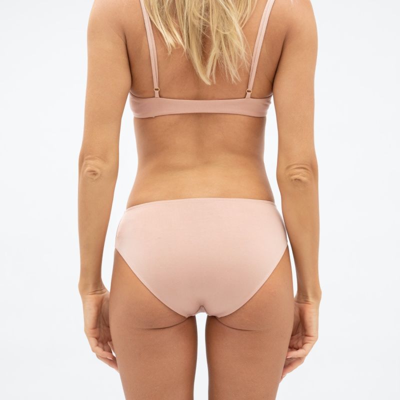 Buenos Aires Modal Bikini Briefs In Peony Pink image