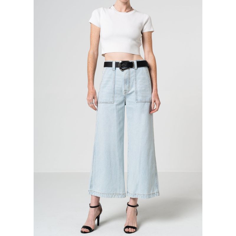 Avery Cropped Wide Trouser image