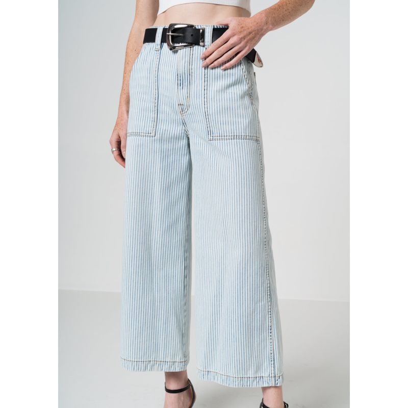 Avery Cropped Wide Trouser image