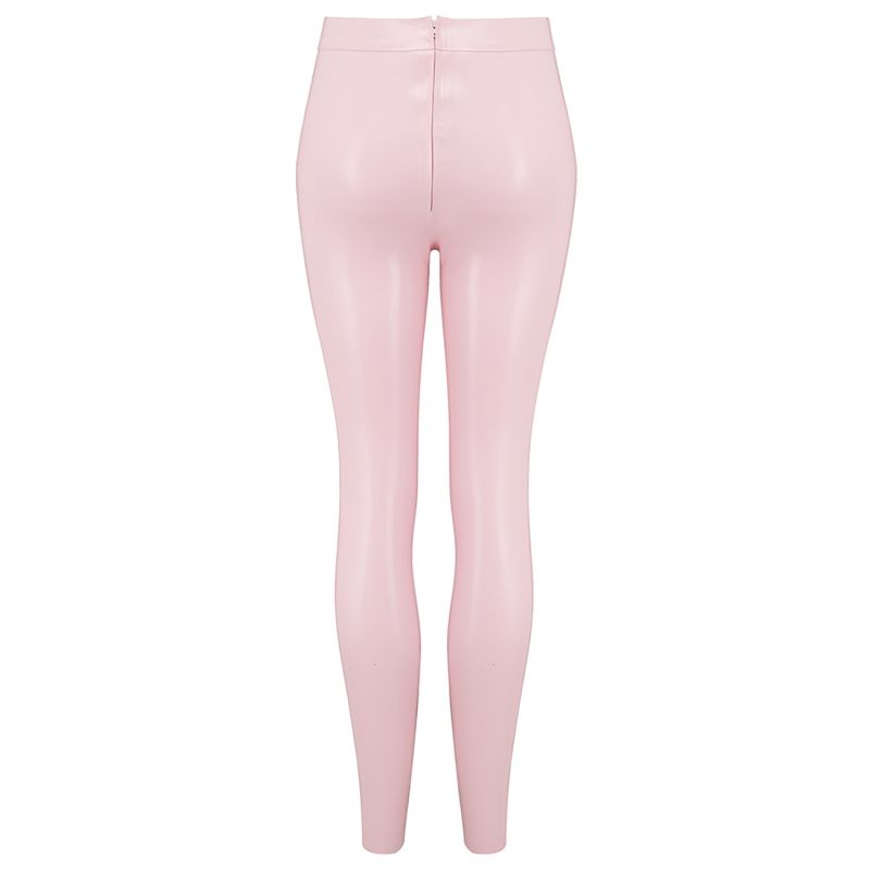 Latex Leggings - Pink image