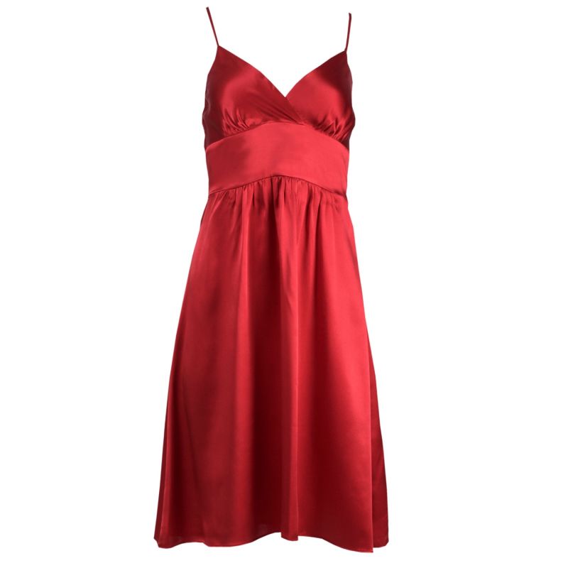 Selma Silk Dress Red image