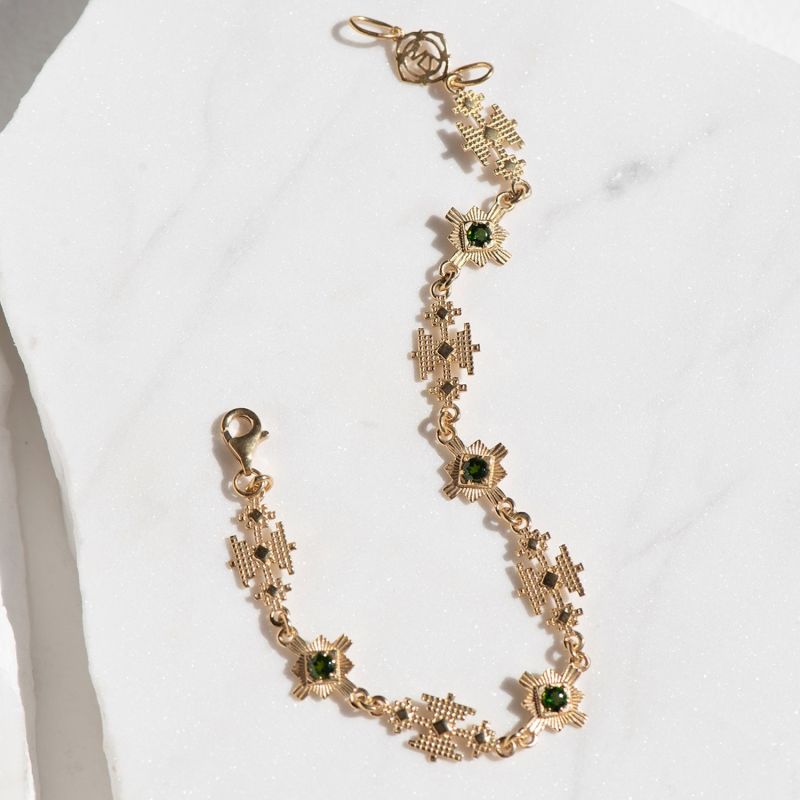 Ayllu Bracelet Gold Chrome Diopside image