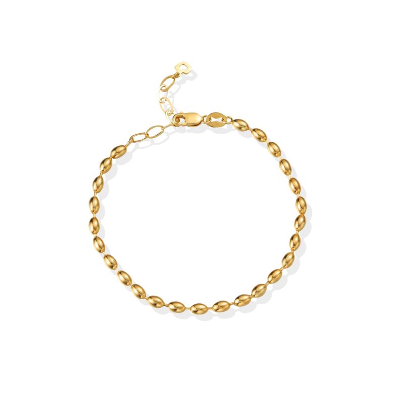 Boa Beaded Bracelet - 18K Gold Vermeil image