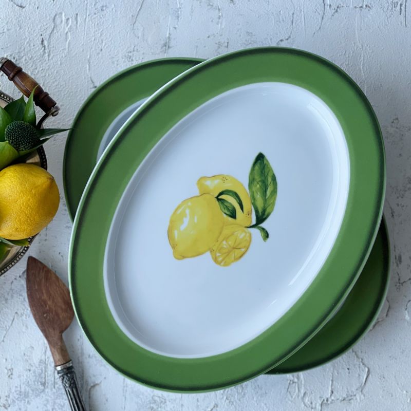 Citrus Porcelain Collection Oval Service Platter image
