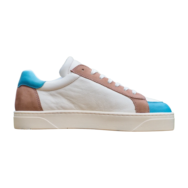 Alfena- Azure Vegetable Tanned Chrome-Free Leather Sneaker image