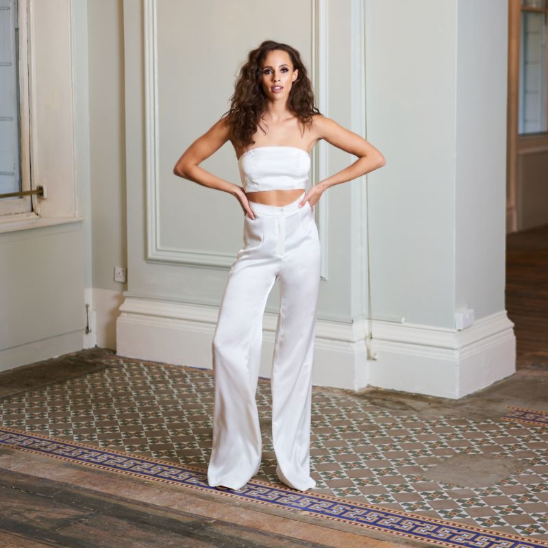 Victoria Pant In Ivory image