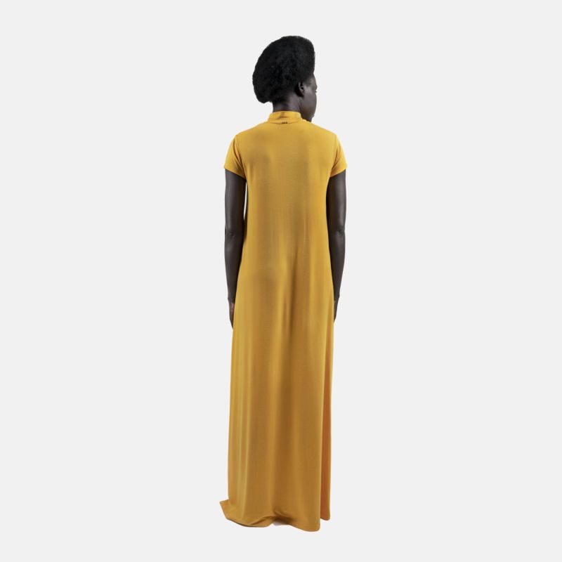 Dresden - Modal Maxi Dress - Yellow & Orange image