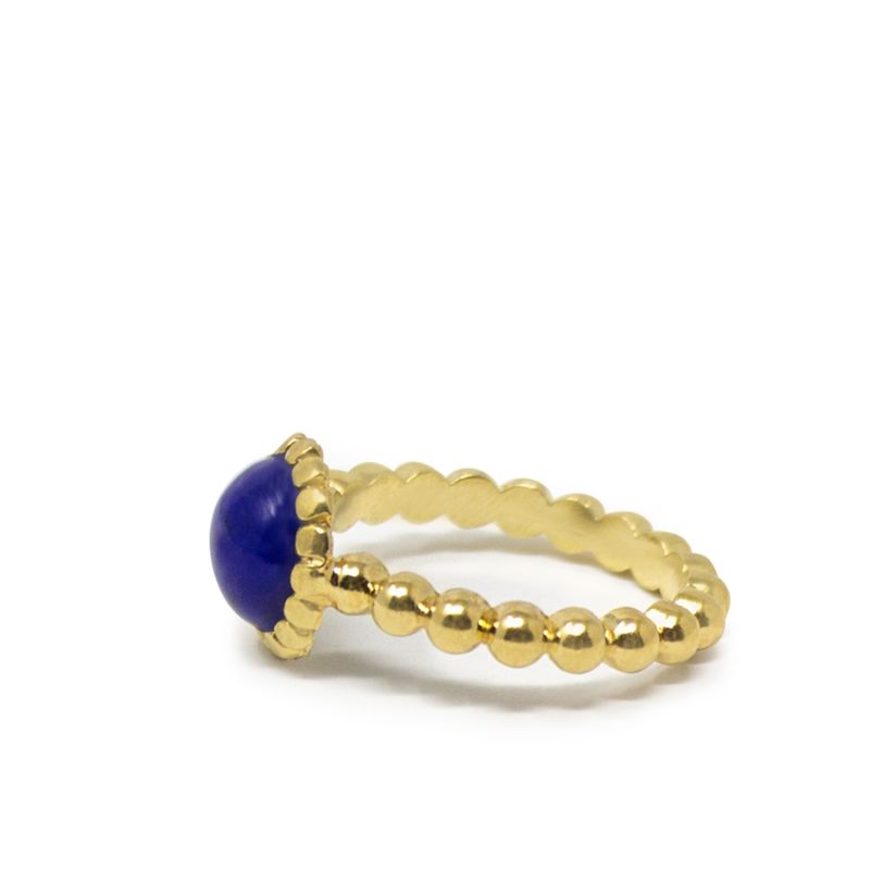 Lapis Beady Stacking Ring image