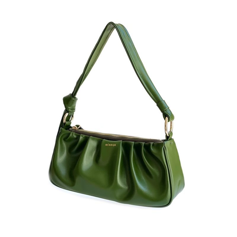 Cactus Leather Small Shoulder Bag Green image