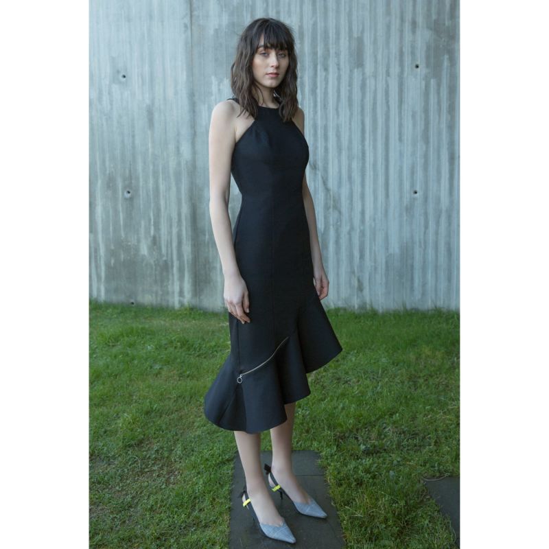 Pencil Midi Black Dress image