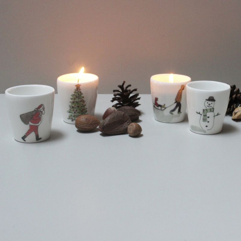 Winter Collection Set Of 4 Small Cups image