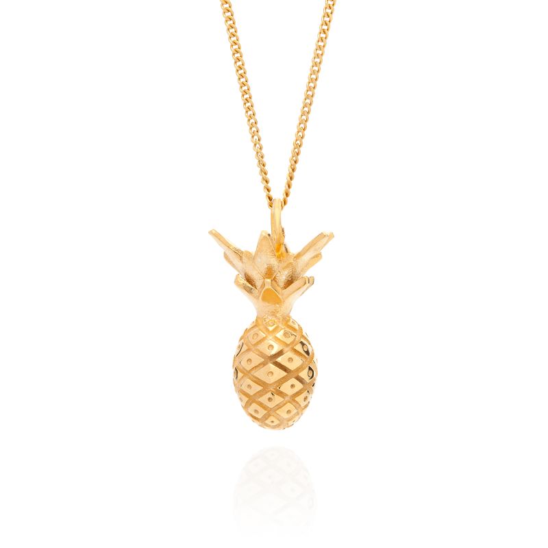 Pineapple Necklace - Gold image