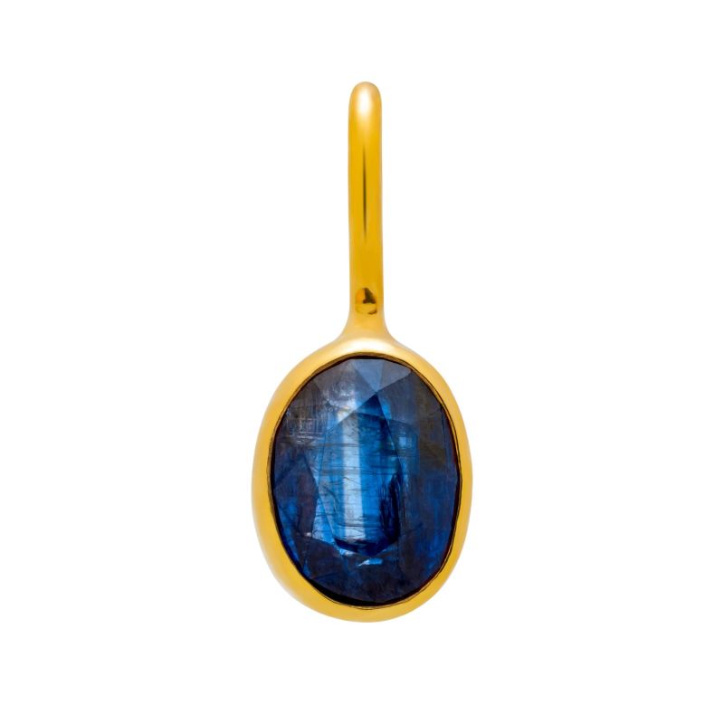 Egg Kyanite Charm image