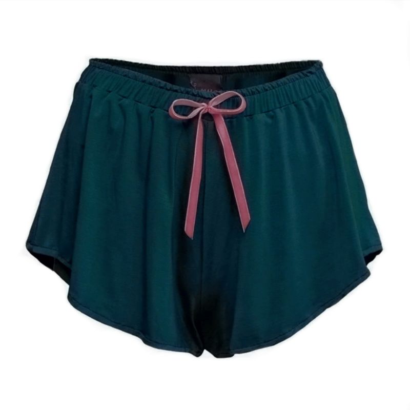 Bamboo Comfy Shorts - Emerald Green image