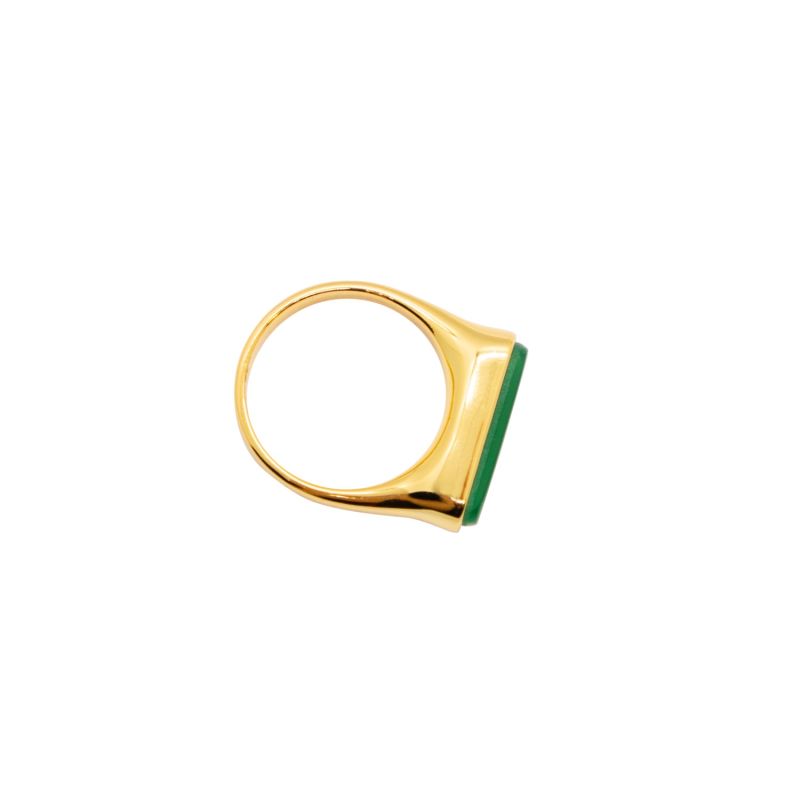 Bar Slim Rectangular Signet Ring image