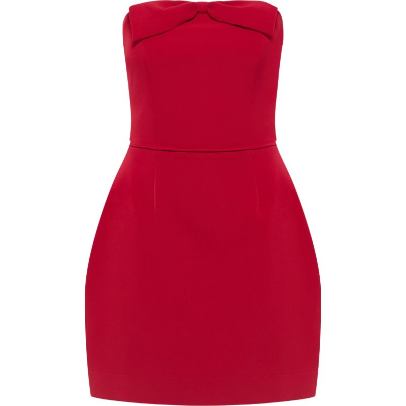 Barbi Mini Dress - Cherry Red image