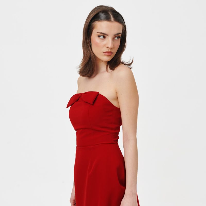 Barbi Mini Dress - Cherry Red image