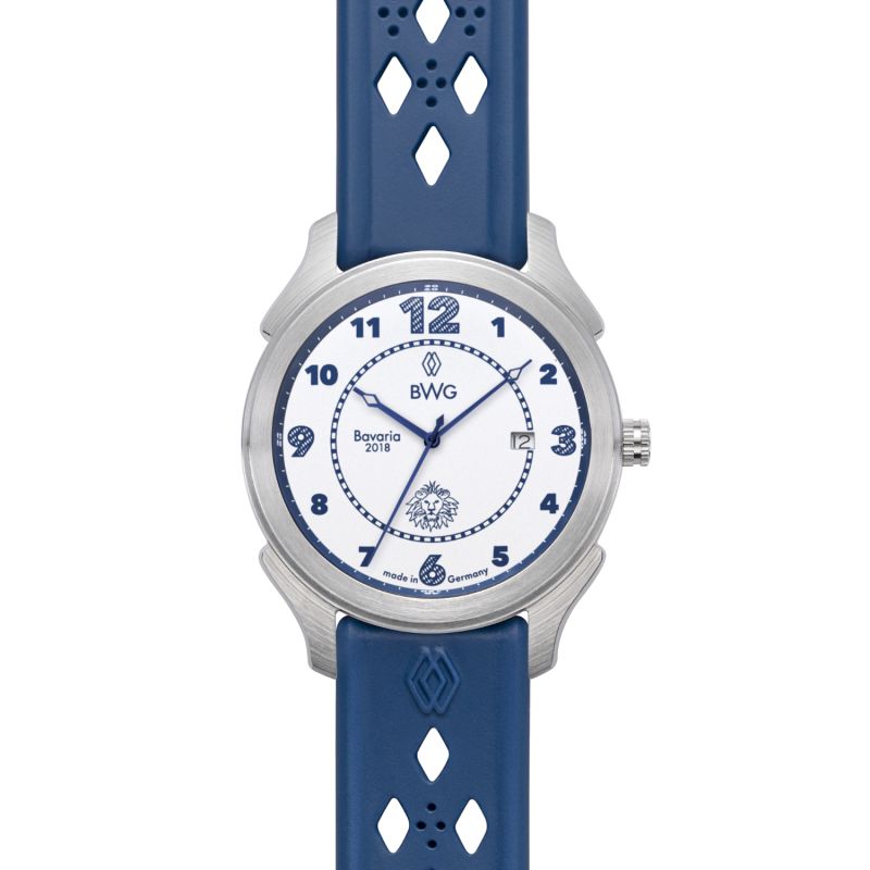 Bavaria Glacier White Sport Men's Premium Dress Watch Made In Germany image