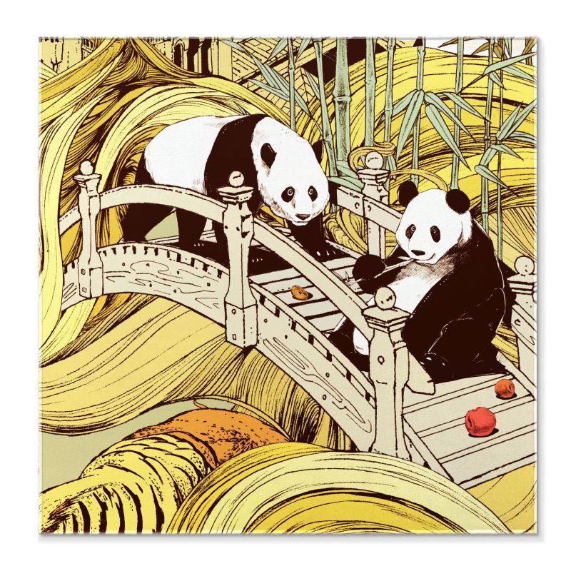 Panda Pocket Square image