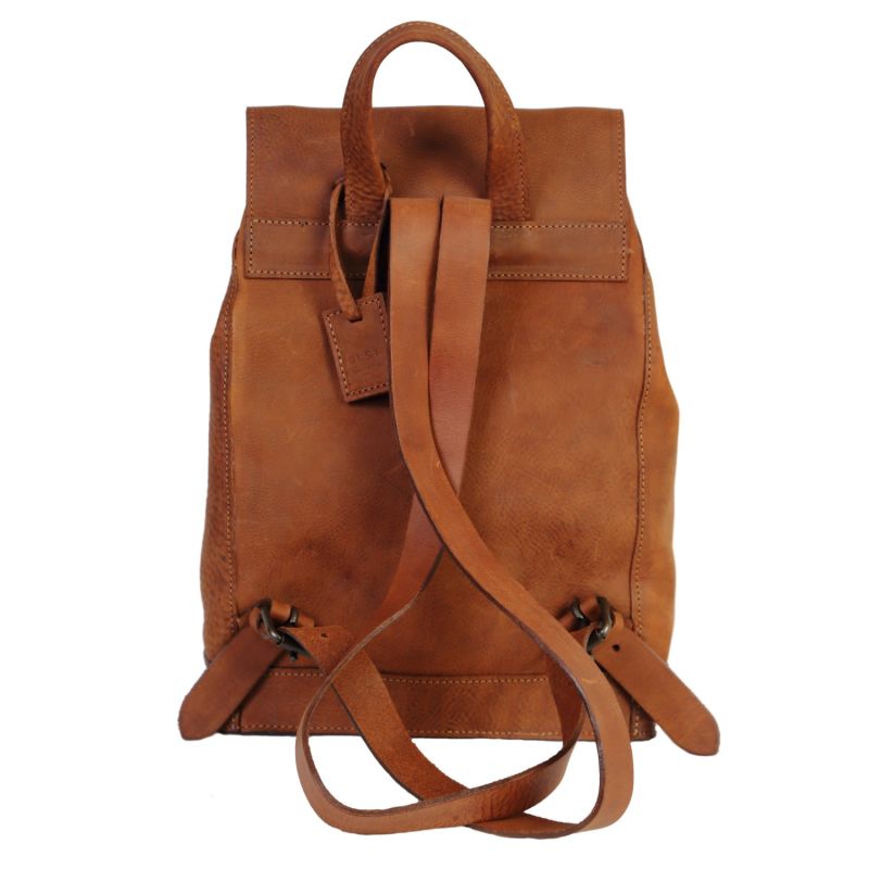 Leather Backpack In Heritage Brown image