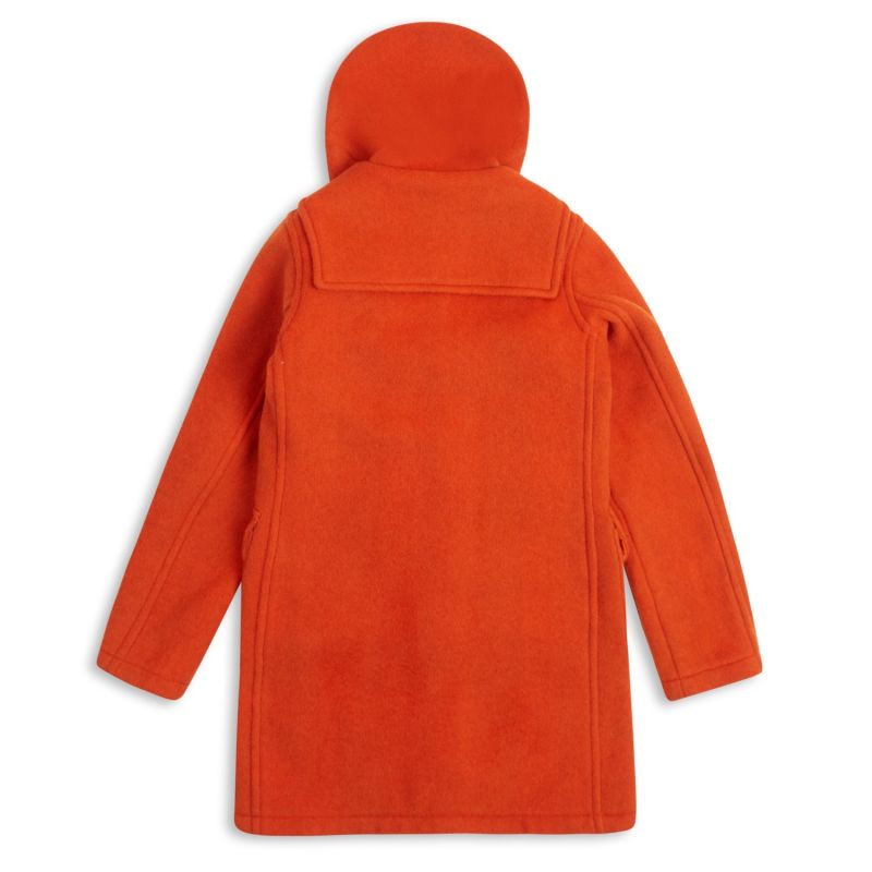 Women's Water Repellent Duffle Coat - Orange image