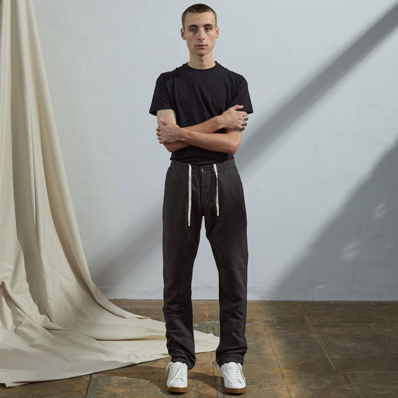 The 5001 Drawstring Pant - Faded Black image