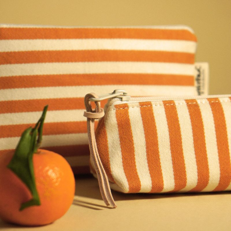 Bea Stripe Sevilla Orange Pen & Brush Case image