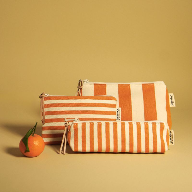 Bea Stripe Sevilla Orange Pen & Brush Case image