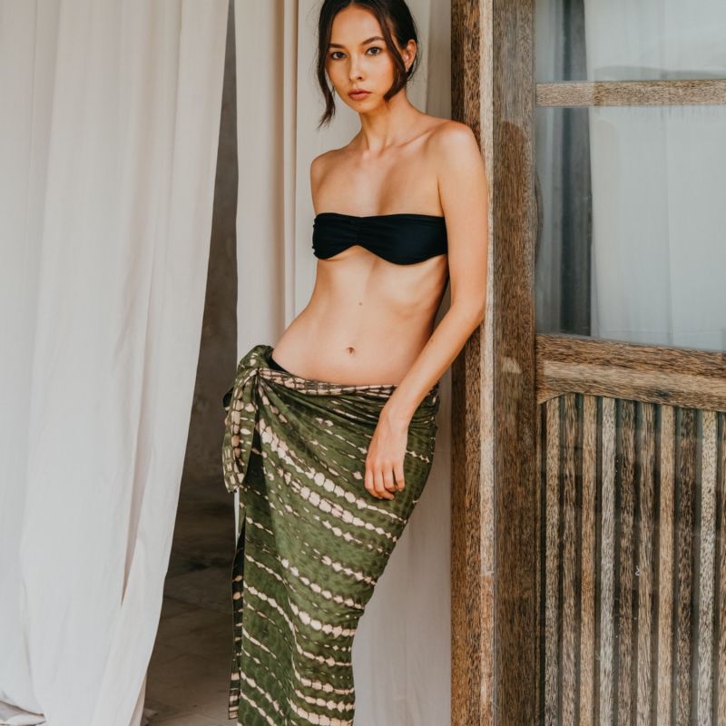 Beach Cover Up Sarong In Seaweed image