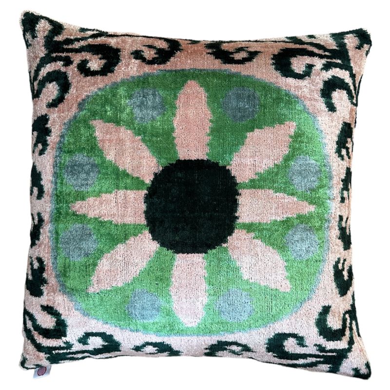 Beautiful Velvet Ikat Cushion image