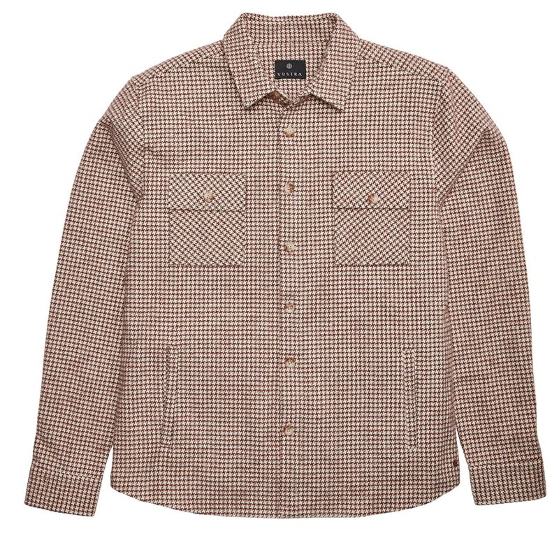 Beige Houndstooth Shacket image