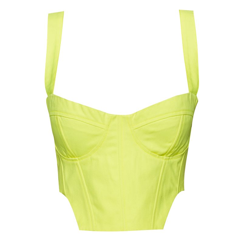 Bella Electroclash Lemon Corset Top image