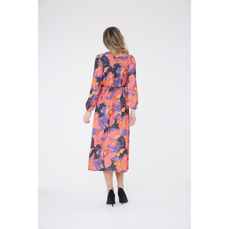 Bella Midi Dress - Floral Print image