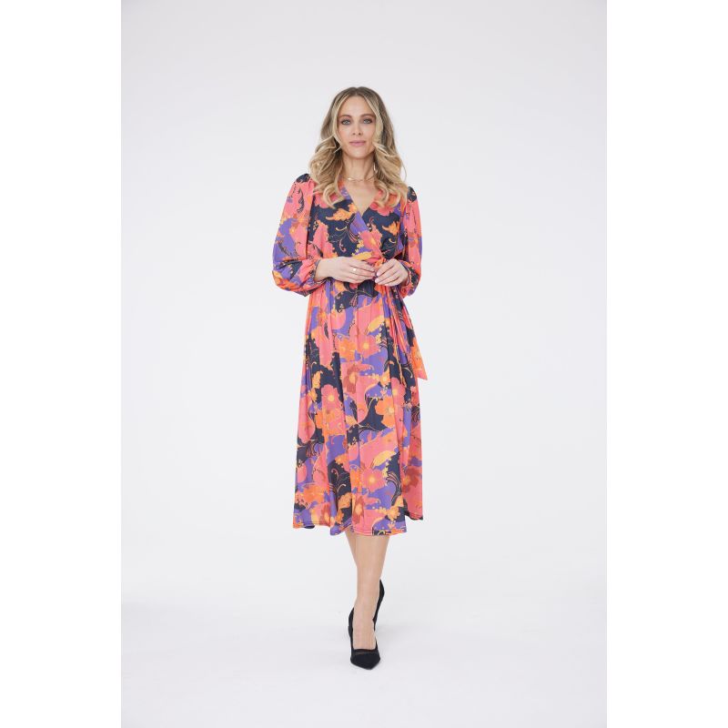 Bella Midi Dress - Floral Print image