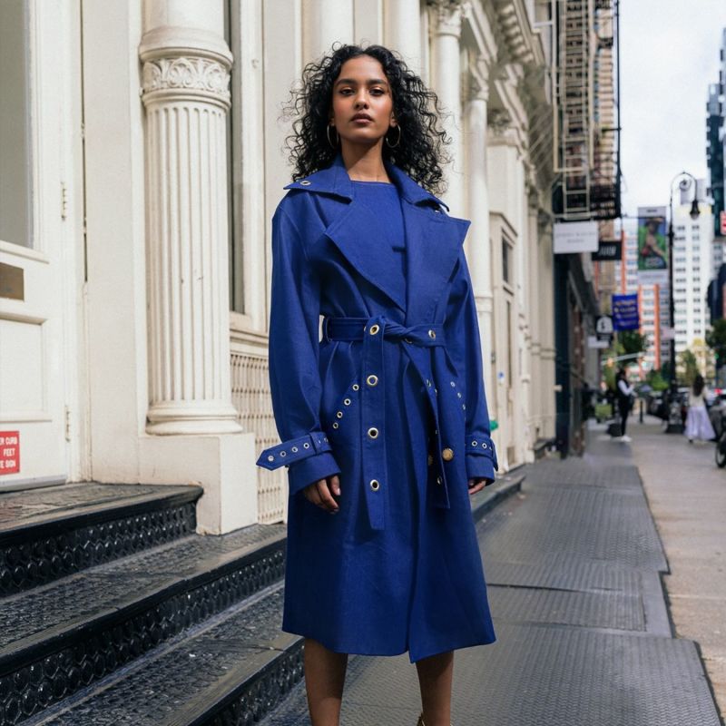 Bellina Denim Trench Coat image