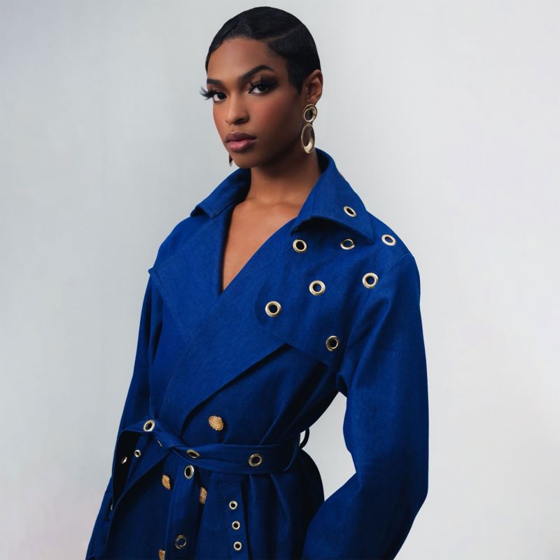 Bellina Denim Trench Coat image