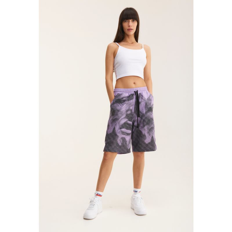 Bermuda Shorts In Mauve - Recycled Fabric W image