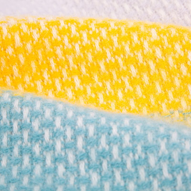 Super Fluffy Pure New Wool Blanket - Multicolour image