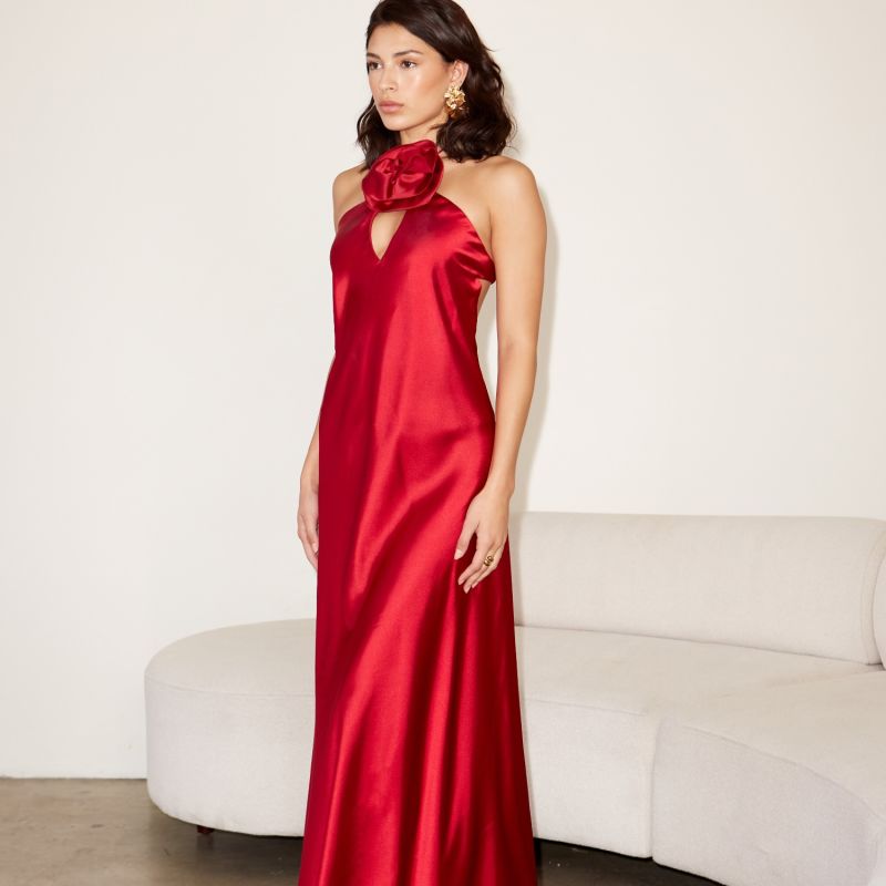 [READY STOCK] Bianca Dress in Red