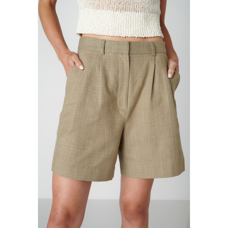 BièL Shorts In Sage Green image